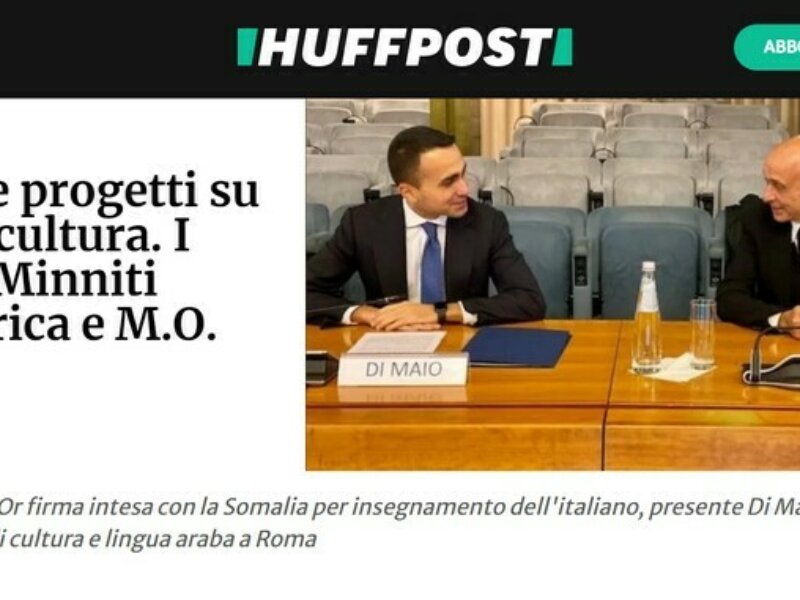 Huffington Post - Accordi e progetti su lingua e cultura. I ponti di Minniti verso Africa e M.O.