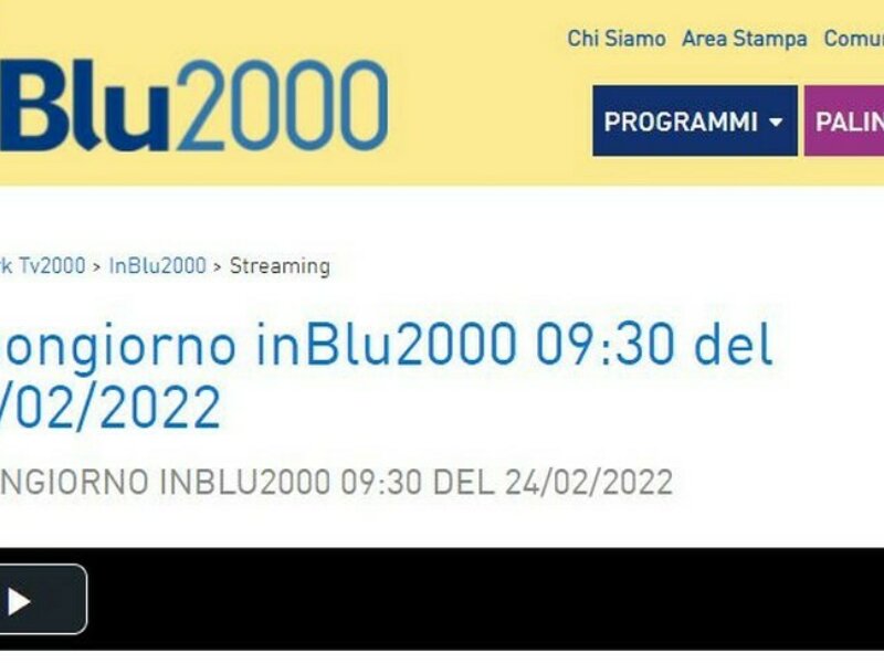 InBlu2000 - Buongiorno inBlu2000 9:30 del 24/02/2022