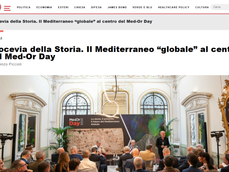 Crocevia della Storia. Il Mediterraneo “globale” al centro del Med-Or Day