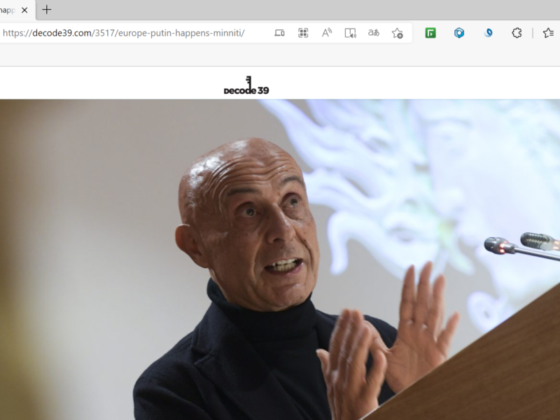 Decode39 - Dear Europe, Putin’s pincer happens south. Minniti speaking