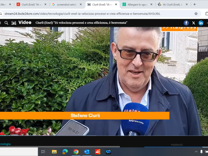 Ciurli (Enel) "IA velocizza processi e crea efficienza, è benvenuta"