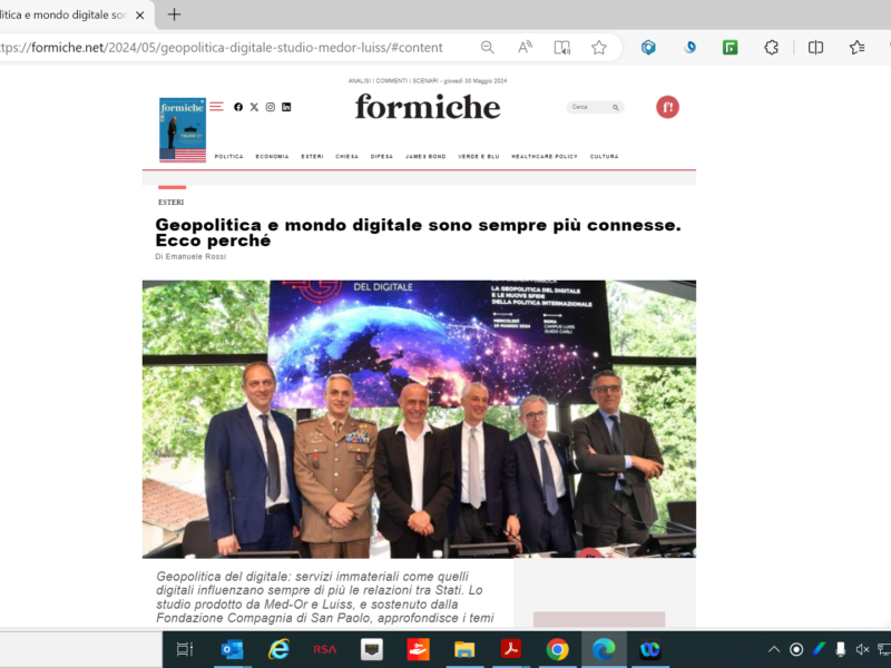 Formiche - Geopolitica e mondo digitale sono sempre più connesse. Ecco perché.