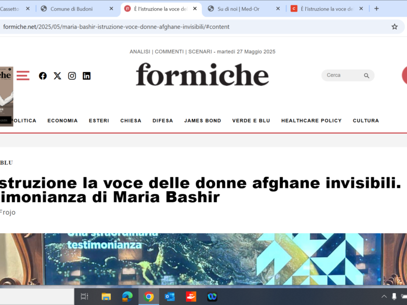 È l’istruzione la voce delle donne afghane invisibili. La testimonianza di Maria Bashir